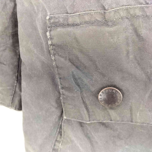 バブアー Barbour 90S 英国製 3ワラント BORDER JACKET ボーダー オイルドジャケット 93年製 メンズ C44/112cm