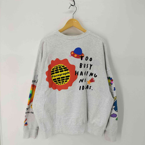 パラグラフ PARAGRAPH SMILE HAPPY MTM スウェット メンズ JPN:1