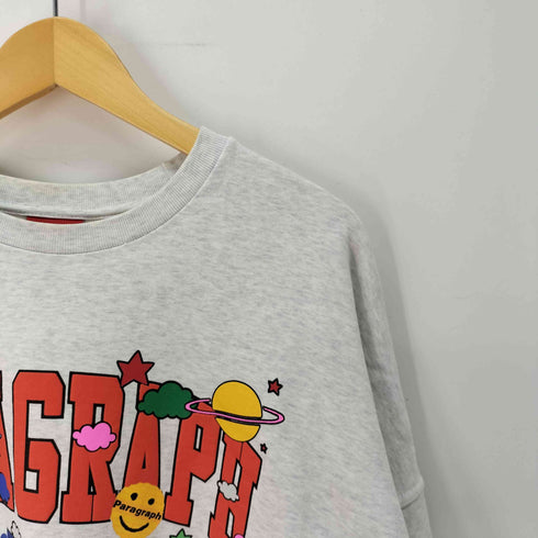 パラグラフ PARAGRAPH SMILE HAPPY MTM スウェット メンズ JPN:1