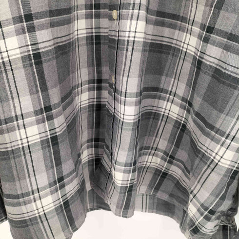 ラルフローレン RALPH LAUREN HEATHER FLANNEL フランネル シャドー チェック ボタンダウン L/S シャツ 片ポケ マチ付き メンズ import:XXL