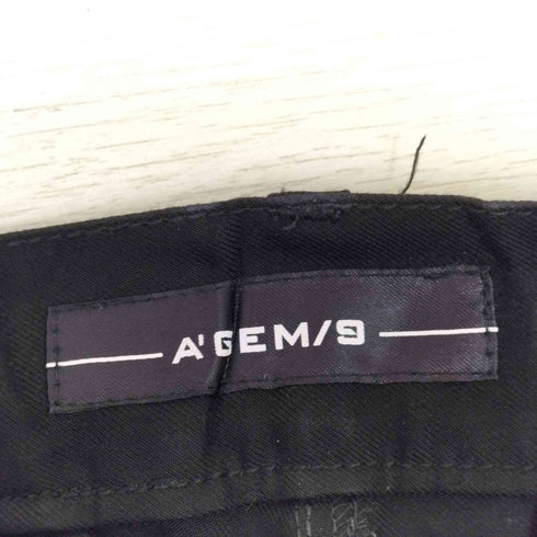 エージェムナイン AGEM/9 22AW スラックスカーゴパンツ メンズ JPN:L