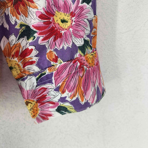 ギャップ Gap 90s OLD ボタニカル柄シャツ メンズ M