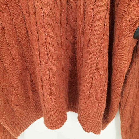 ポロバイラルフローレン Polo by RALPH LAUREN 90S 香港製 EXCLUSIVE OF DECORATION シルク カシミヤ ハーフジップ プルオーバー ニット メンズ import:XXL