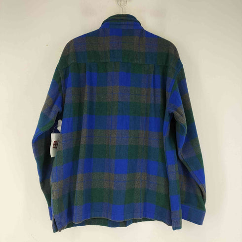 アーバンリサーチサニーレーベル URBAN RESEARCH Sonny Label シャギーチェックレギュラーカラーシャツ メンズ JPN:L