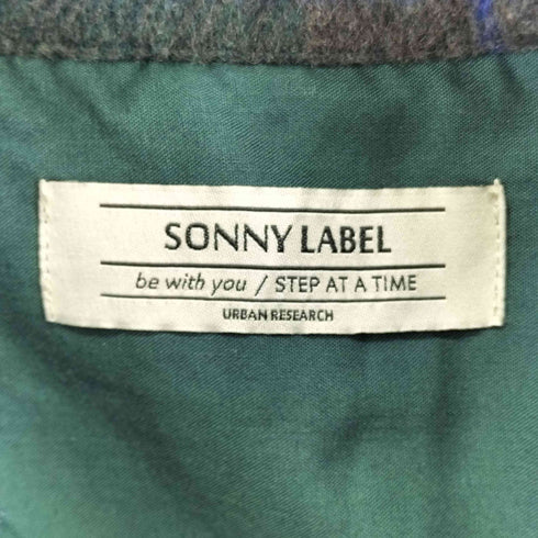 アーバンリサーチサニーレーベル URBAN RESEARCH Sonny Label シャギーチェックレギュラーカラーシャツ メンズ JPN:L