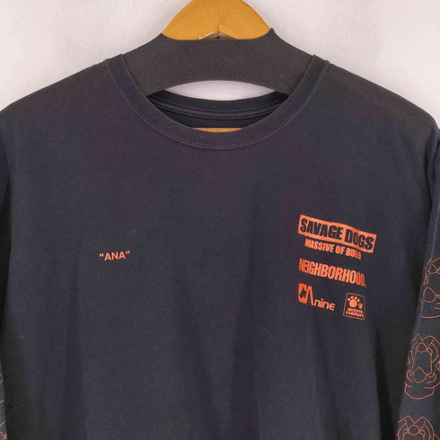 ネイバーフッド NEIGHBORHOOD SAVAGE DOG バックプリント L/S Tシャツ メンズ JPN:L