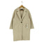 ザラ ZARA textured coat white レディース M