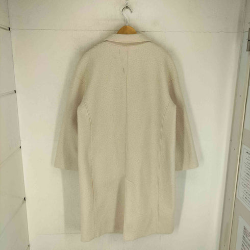 ザラ ZARA textured coat white レディース M