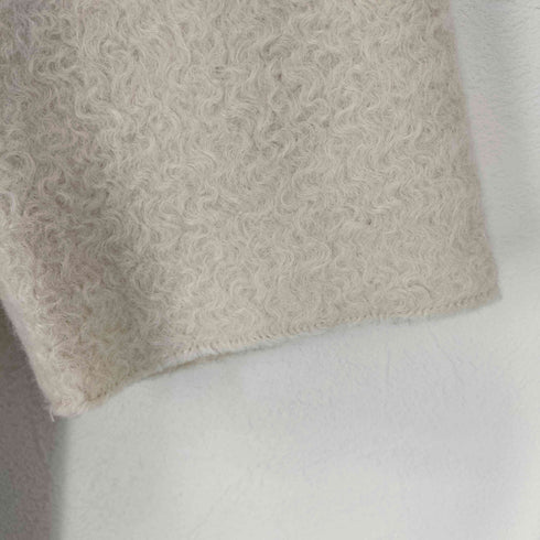 ザラ ZARA textured coat white レディース M