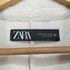 ザラ ZARA textured coat white レディース M
