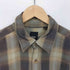 モッシモ MOSSIMO 90S 香港製 レーヨン ボタンダウン オンブレ チェック シャツ L/S メンズ import:M