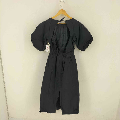 Stylevoice for xxx バックオープンランタンスリーブワンピース レディース FREE
