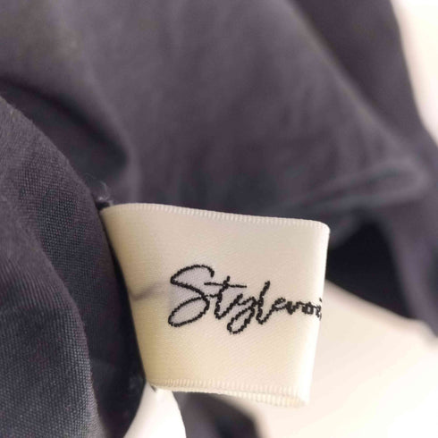 Stylevoice for xxx バックオープンランタンスリーブワンピース レディース FREE