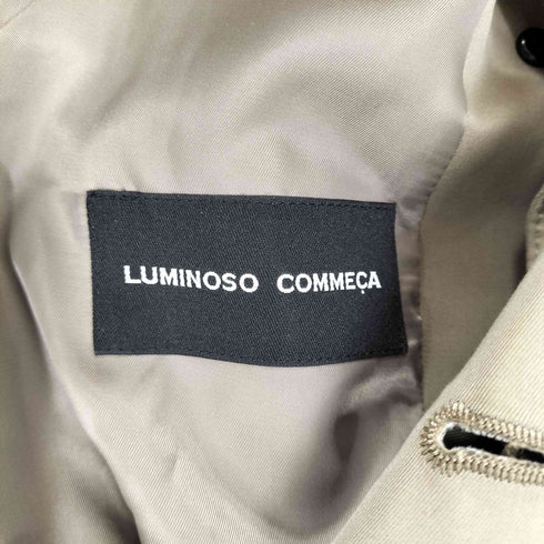 ルミノーゾコムサ LUMINOSO COMMECA 比翼ステンカラーコート レディース 5