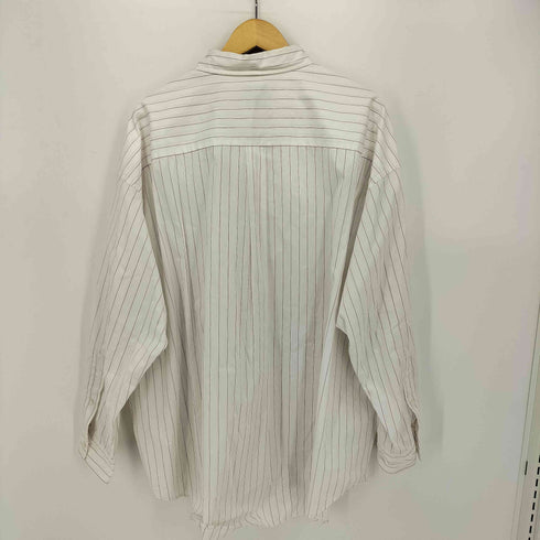 グラフペーパー Graphpaper Thomas Mason Oversized B.D Shirt ストライプ ボタンダウン シャツ メンズ FREE
