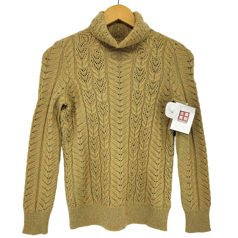ローレンラルフローレン LAUREN RALPH LAUREN カシミヤ混 タートルネック 立体編み セーター レディース import:XS