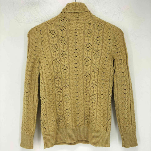 ローレンラルフローレン LAUREN RALPH LAUREN カシミヤ混 タートルネック 立体編み セーター レディース import:XS