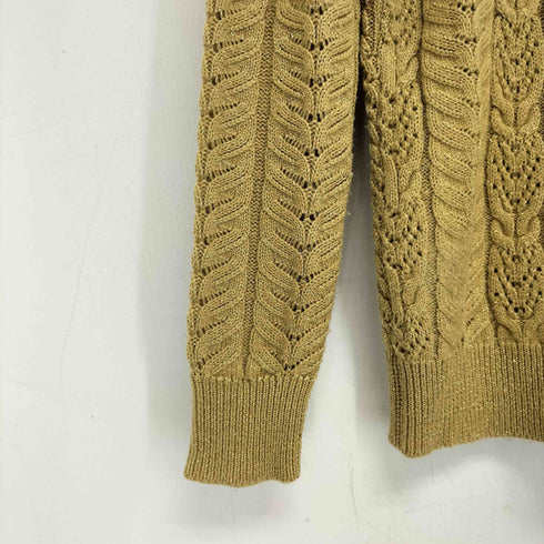 ローレンラルフローレン LAUREN RALPH LAUREN カシミヤ混 タートルネック 立体編み セーター レディース import:XS