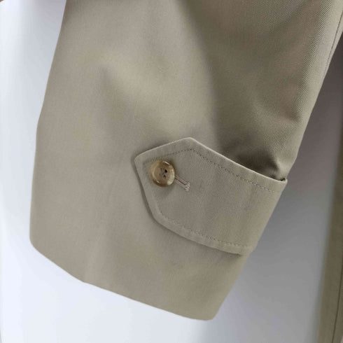 バーバリーズ BURBERRYS MADE IN ENGLAND 裏地ノバチェック 比翼ステンカラーコート メンズ