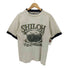 アローレ ALORE 90S USA製 BATTLE of SHILOH フロント プリント 霜降り レイヤード クルーネック Tシャツ シングルステッチ メンズ import:M