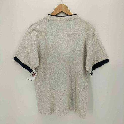 アローレ ALORE 90S USA製 BATTLE of SHILOH フロント プリント 霜降り レイヤード クルーネック Tシャツ シングルステッチ メンズ import:M