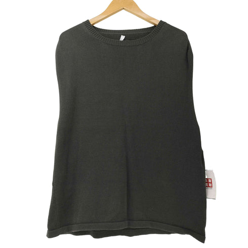 ヴァンダルストラット VAN DER STRAETE CREW NECK VEST コットンニット ベスト レディース import:M