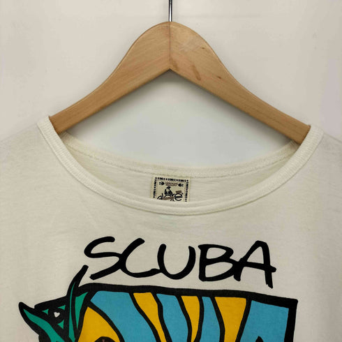 アローレ ALORE 90S USA製 アート プリント ビッグサイズ S/S クルーネック Tシャツ シングルステッチ メンズ OS