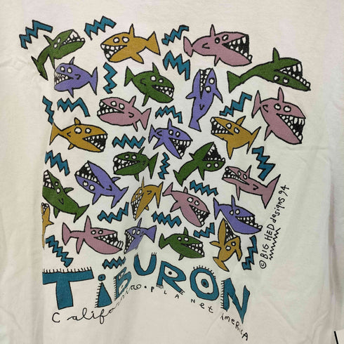 90S USA製 ANVIL ボディ アート プリント S/S クルーネック Tシャツ シングルステッチ メンズ import:XL