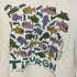 90S USA製 ANVIL ボディ アート プリント S/S クルーネック Tシャツ シングルステッチ メンズ import:XL