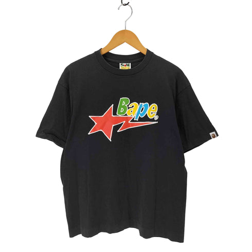 ベイプ BAPE HAND DRAW BAPE STA LOGO TEE メンズ JPN:L