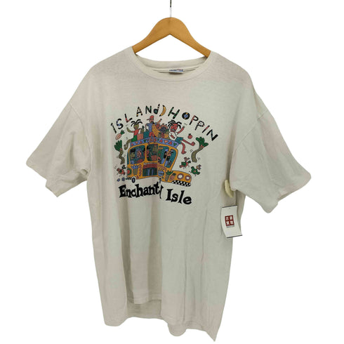 90S USA製 ALL SPORT ボディ アート プリント S/S クルーネック Tシャツ シングルステッチ メンズ import:XL