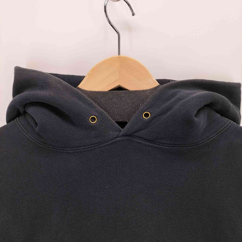 チャンピオン Champion 90s メキシコ製 刺繍タグ REVERSE WEAVE プルオーバーパーカー フェードブラック メンズ JPN:XL