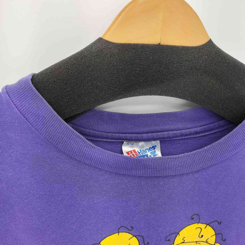 ヘインズ Hanes 90s USA製 シングルステッチ フロントプリント 半袖Tシャツ メンズ XL