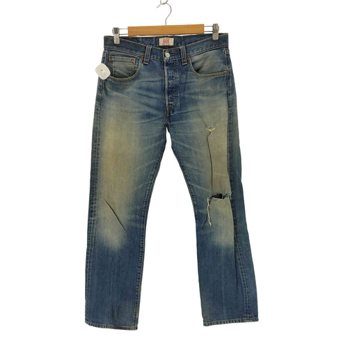 リーバイス Levis 00s 501 ライトブルー ボタンフライストレートデニム メンズ W32 L32