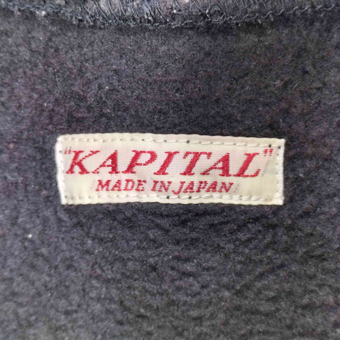 キャピタル KAPITAL リバースフリース クックネックスウェット メンズ JPN:3