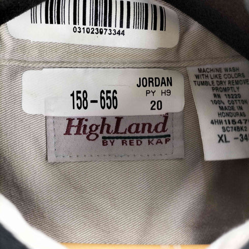 レッドキャップ RED KAP フロント刺繍レギュラーカラーL/S シャツ メンズ JPN:XL