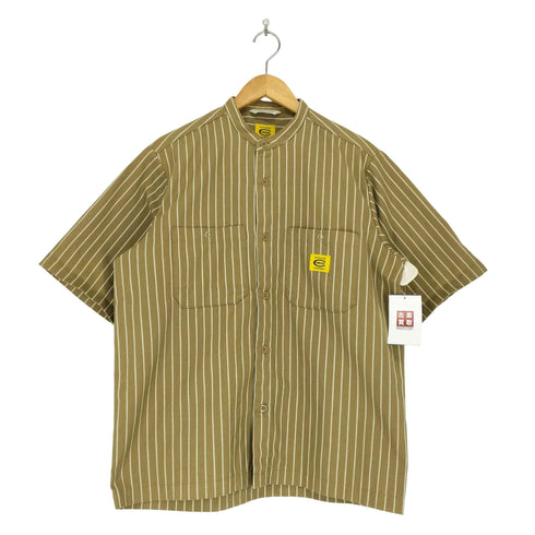 ジャーナルスタンダード JOURNAL STANDARD ストライプスタンドカラーシャツ メンズ S