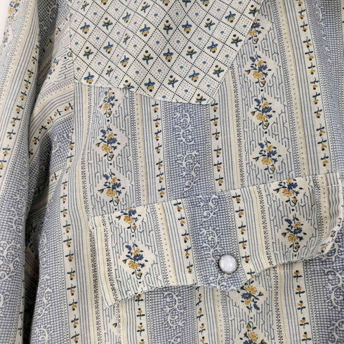 リーバイス Levis 70S 花柄 ウエスタンシャツ メンズ import:L