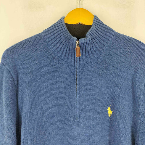 ポロラルフローレン POLO RALPH LAUREN スモールポニー刺繍 ハーフジップ ニット メンズ JPN:M