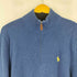 ポロラルフローレン POLO RALPH LAUREN スモールポニー刺繍 ハーフジップ ニット メンズ JPN:M