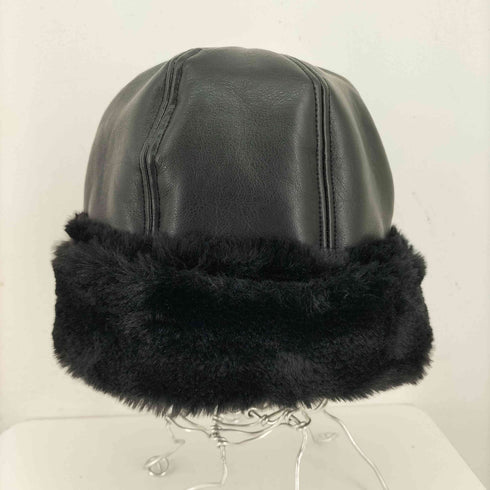 レイビームス Ray BEAMS フェイクレザー ロール キャップ レディース