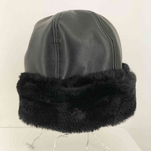 レイビームス Ray BEAMS フェイクレザー ロール キャップ レディース