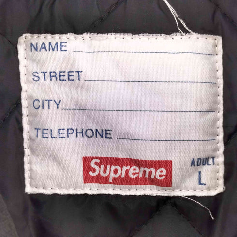 シュプリーム Supreme 20SS TWILL VARSITY JACKET メンズ import:L