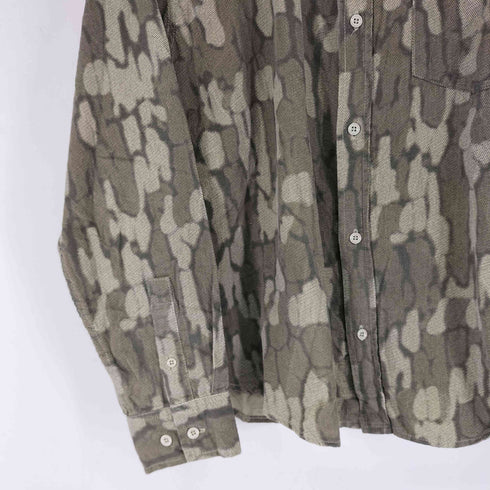 ハフ HUF WARPED CAMO CORDUROY SHIRT メンズ JPN:S