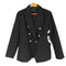 ザラ ZARA ツイード ダブル ジャケット レディース US L