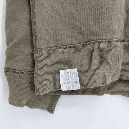 ポロラルフローレン POLO RALPH LAUREN SPORTSMANS ゴーストポニー刺繍 裏地サーマル 前V クルーネックスウェット メンズ XXXL