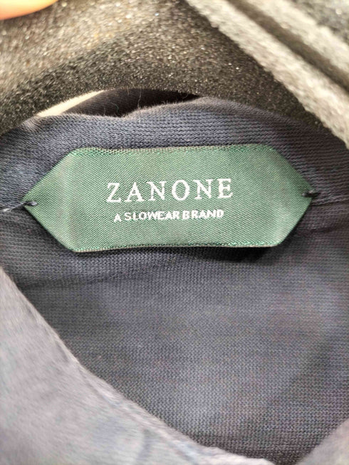 ザノーネ ZANONE ICE cotton アイスコットン 長袖ポロシャツ メンズ 48