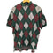 ポロバイラルフローレン Polo by RALPH LAUREN 90s USA製 ポニー無し アーガイルポロシャツ メンズ import:M