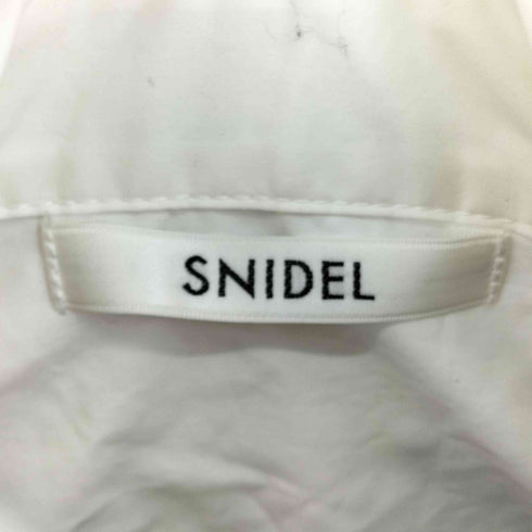 スナイデル snidel クロップドニットシャツレイヤードプルオーバー レディース FREE