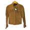 バナナリパブリック BANANA REPUBLIC lamb leather 比翼ジップ シープレザー シングルライダースジャケット レディース import:S